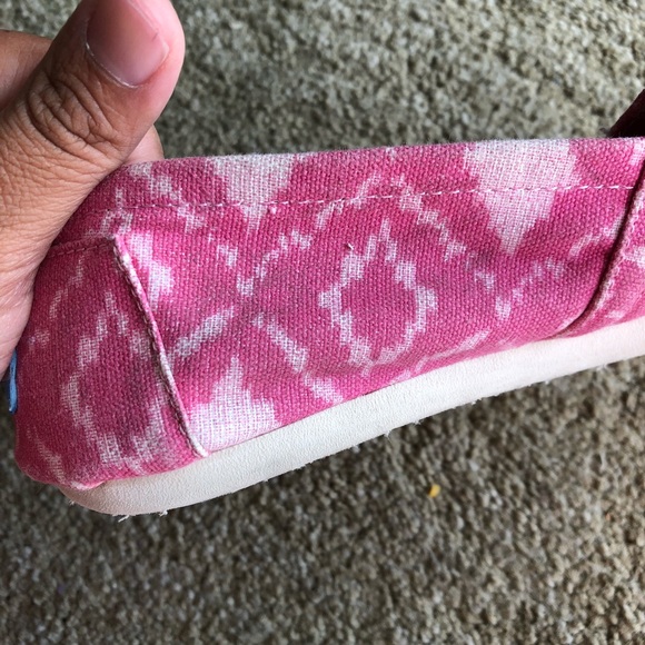 Toms pink printed slip on - Picture 7 of 7